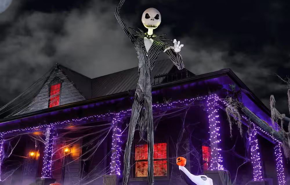 Inspiration for 13′ Jack Skellington Halloween Display