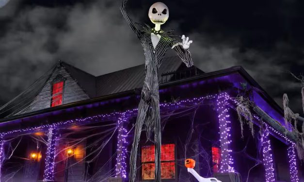 Inspiration for 13′ Jack Skellington Halloween Display